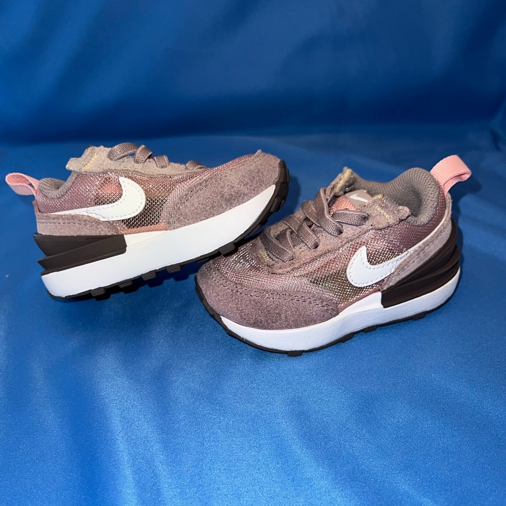 Nike Waffle One Athletic Shoes 'Pink Glaze' Toddler 4C